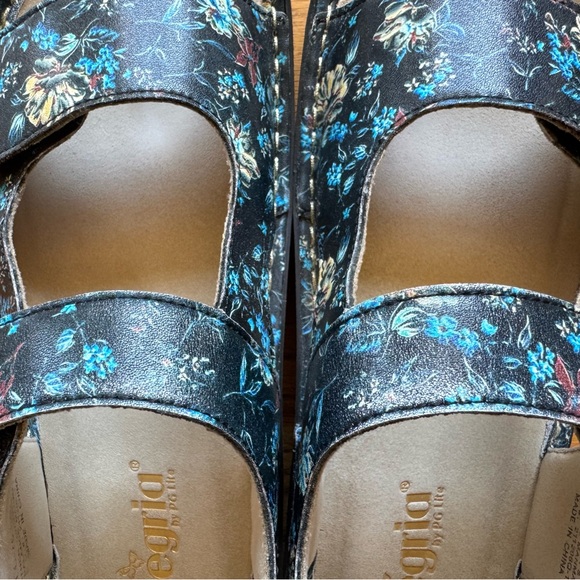 Alegria Floral Sandal with back strap - Size 40 - Picture 3 of 4